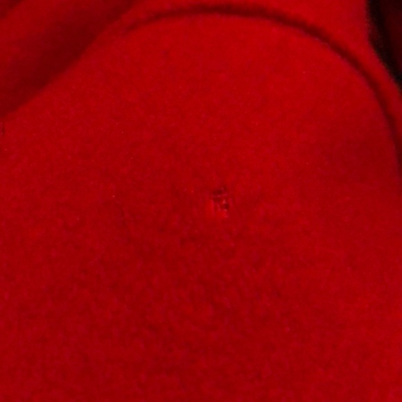 Vintage Penguin Red & Leopard winter coat XL 14/16 - Picture 7 of 8